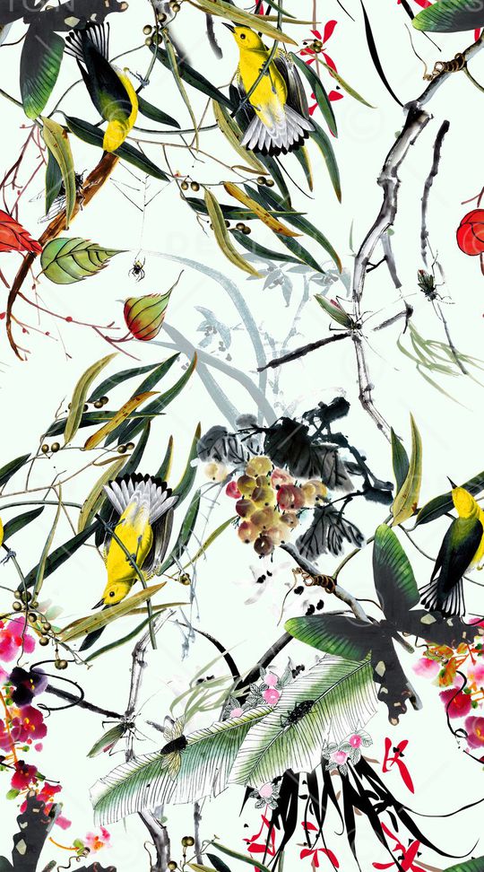 水彩印花华亿平台图片