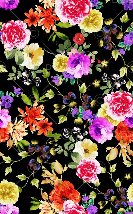 牡丹印花华亿平台图片