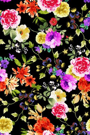 牡丹印花华亿平台图片