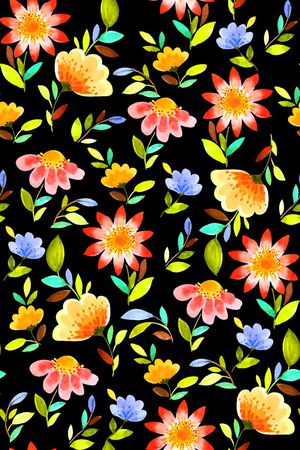 抽象几何清爽梦幻艺术平底立体手绘满版最新高清数码蕾丝民族中国风绣花珠宝肌理时尚潮

流大牌复古欧美风水彩花印花华亿平台图片