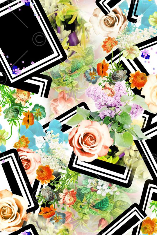 几何印花华亿平台图片