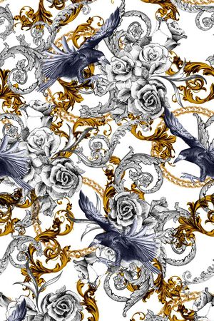 欧式印花华亿平台图片