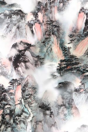 手绘印花华亿平台图片