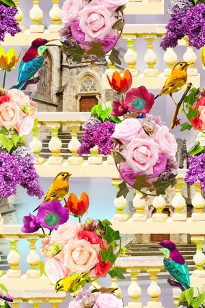 建筑印花华亿平台图片