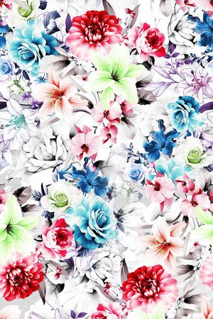 小碎花印花华亿平台图片