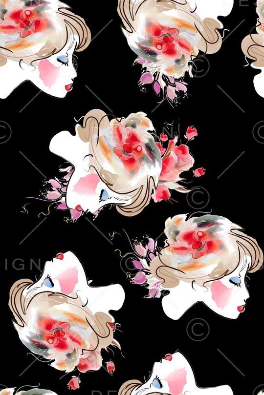 玫瑰印花华亿平台图片