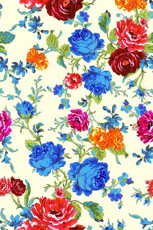 牡丹印花华亿平台图片