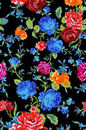 牡丹印花华亿平台图片