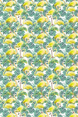 棕榈叶印花华亿平台图片