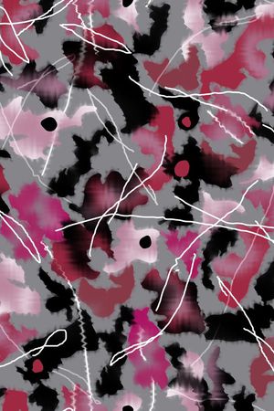 不规则几何印花华亿平台图片