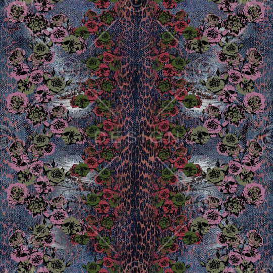 豹纹印花华亿平台图片