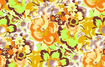 兰花印花华亿平台图片