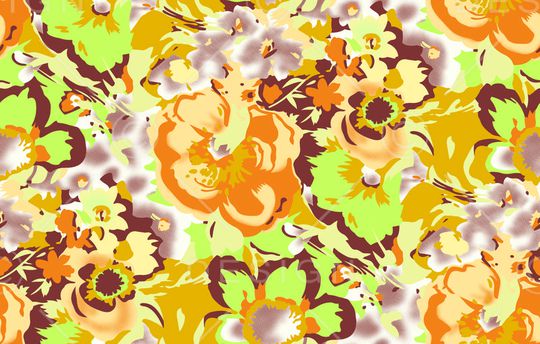 兰花印花华亿平台图片