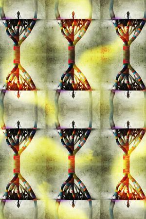 时尚、彩绘、树木印花华亿平台图片