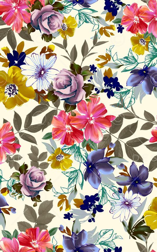 花朵印花华亿平台图片