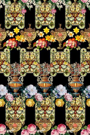 欧式印花华亿平台图片