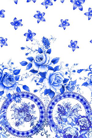 古典印花华亿平台图片