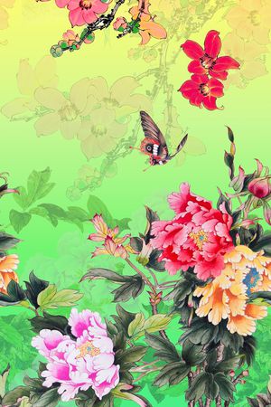 旗袍印花华亿平台图片