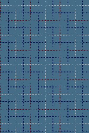 波点条形印花华亿平台图片