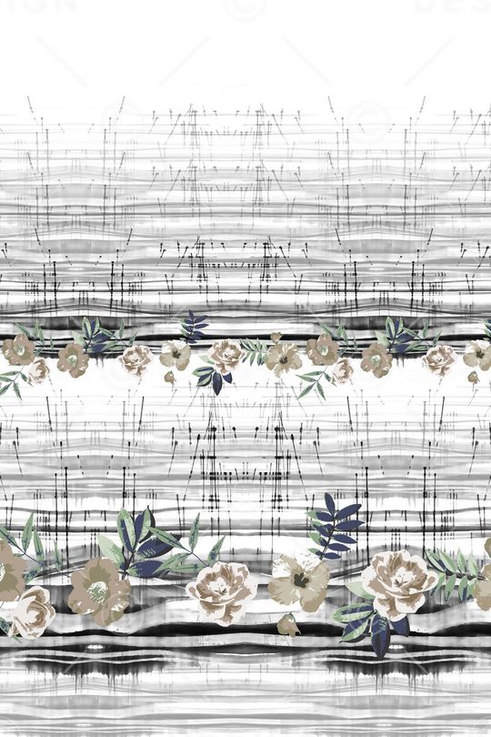 抽象几何清爽梦幻艺术平底立体手绘满版最新高清数码蕾丝民族中国风绣花珠宝肌理时尚潮

流大牌复古欧美风定位女装印花华亿平台图片