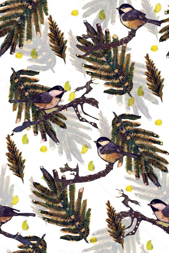 抽象几何清爽梦幻艺术平底立体手绘满版最新高清数码蕾丝民族中国风绣花珠宝肌理时尚潮

流大牌复古欧美风鸟印花华亿平台图片