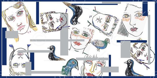 数码抽象印花华亿平台图片