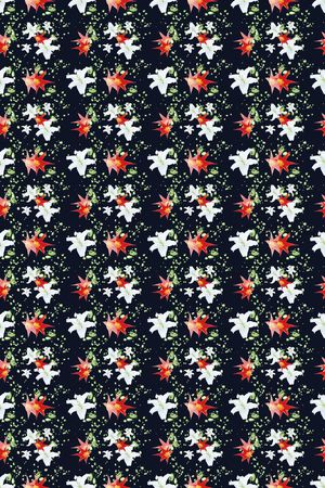 时尚田园印花华亿平台图片