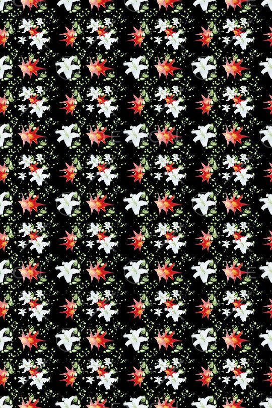 时尚田园印花华亿平台图片