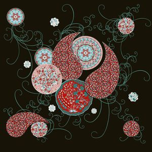 火腿印花华亿平台图片