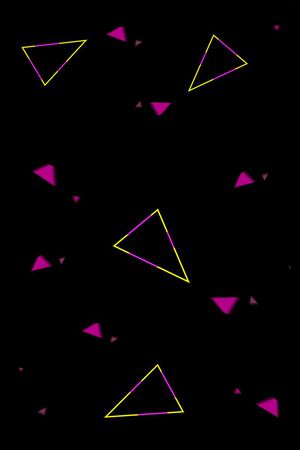 不规则几何印花华亿平台图片