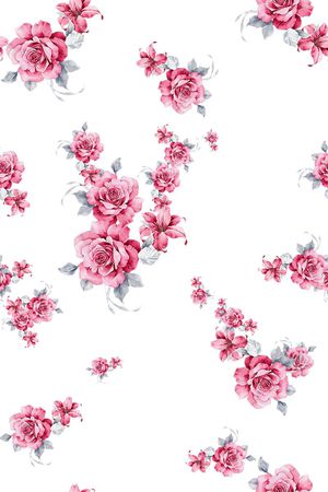 玫瑰印花华亿平台图片