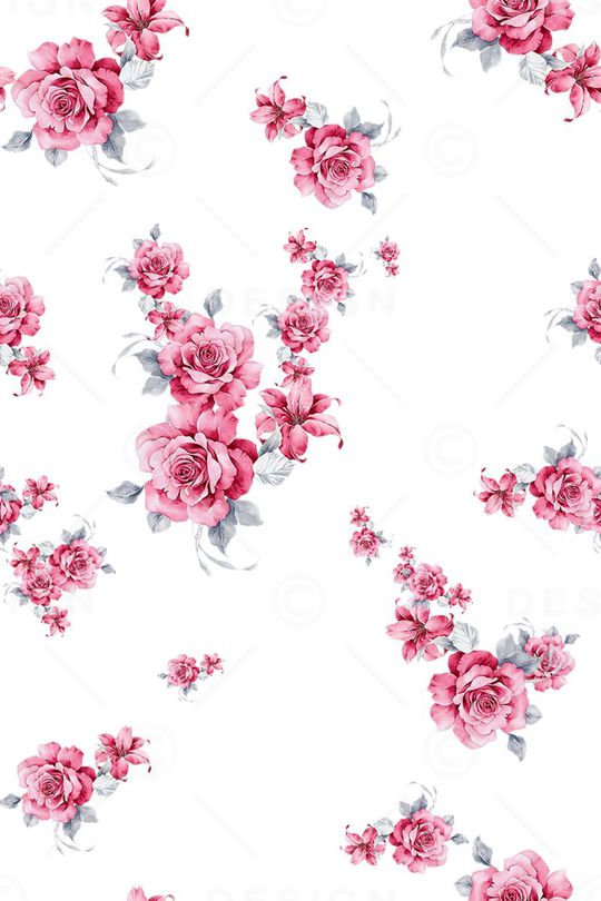 玫瑰印花华亿平台图片