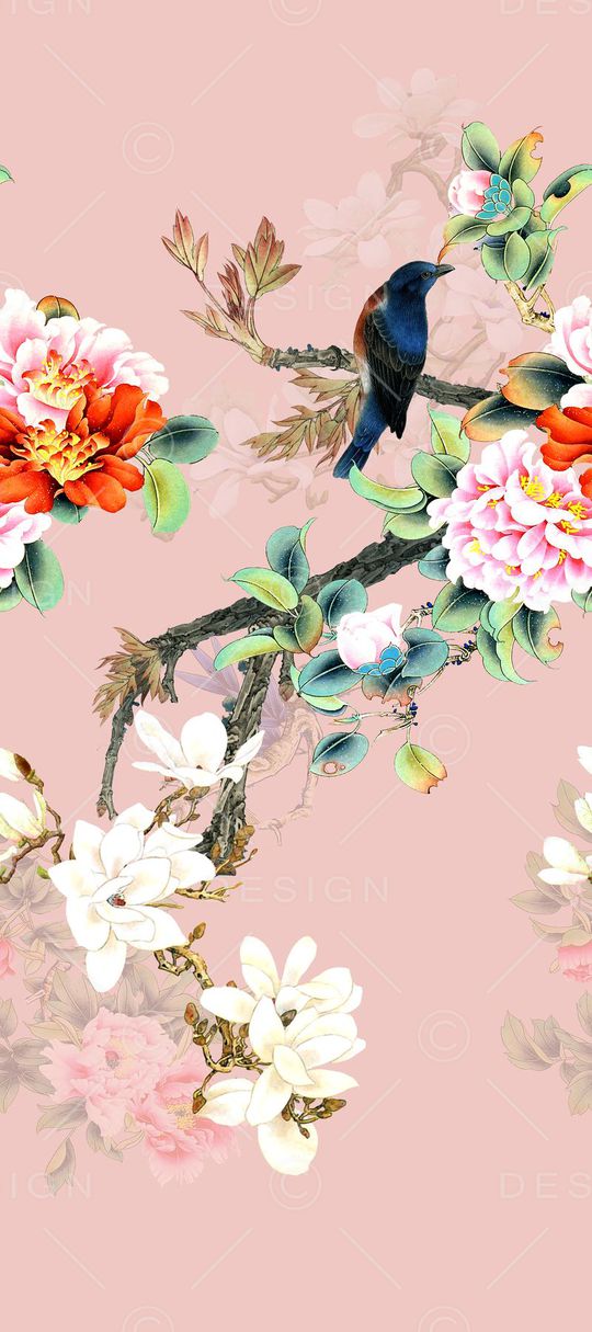 中国风印花华亿平台图片