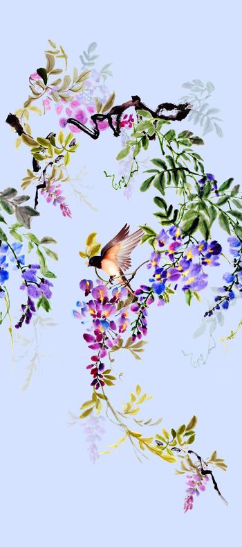 608323-中国风定位水墨花鸟1-2