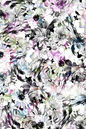 花朵印花华亿平台图片