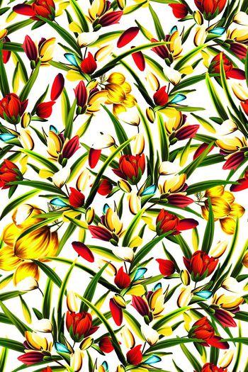 手绘印花华亿平台图片