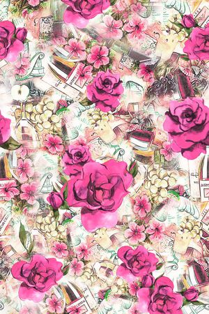 清爽印花华亿平台图片