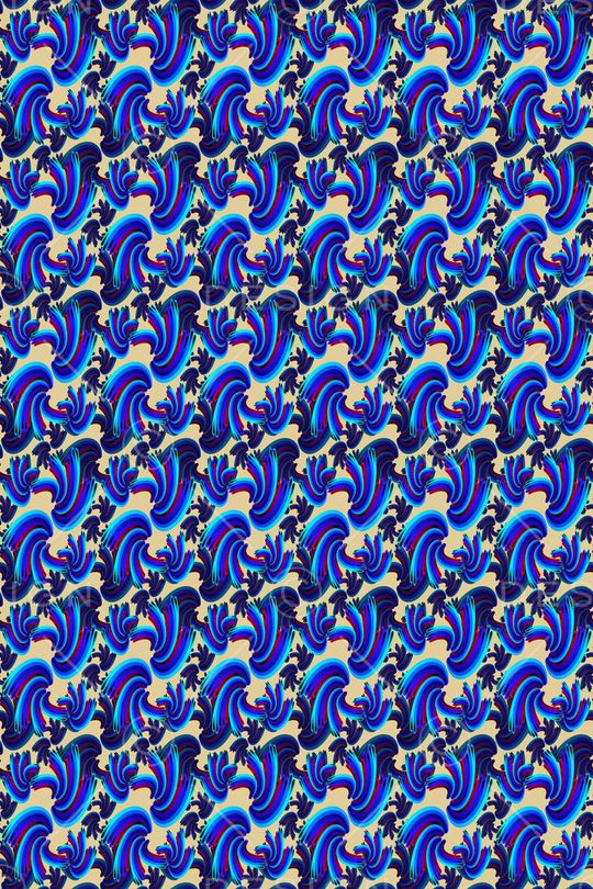 风格花卉印花华亿平台图片