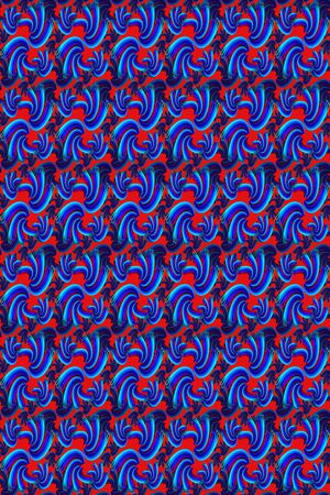 风格花卉印花华亿平台图片