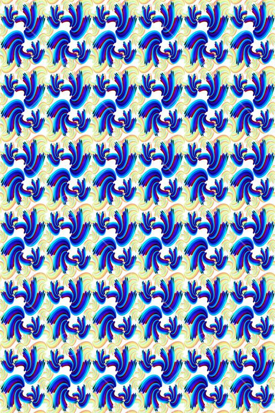 风格花卉印花华亿平台图片