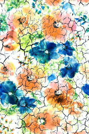 花卉连衣裙印花华亿平台图片