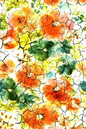 花卉连衣裙印花华亿平台图片