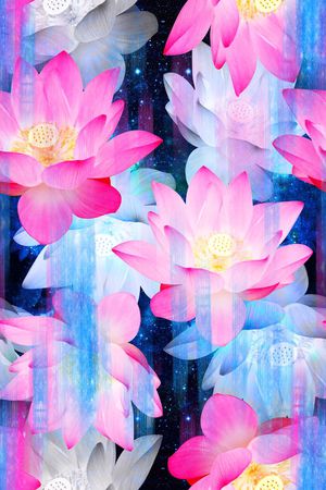 莲花印花华亿平台图片