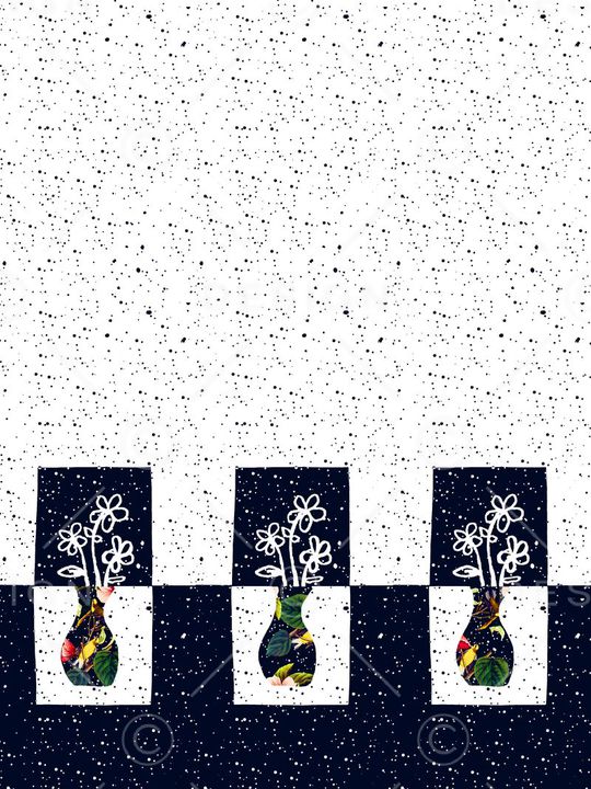 花瓶印花华亿平台图片