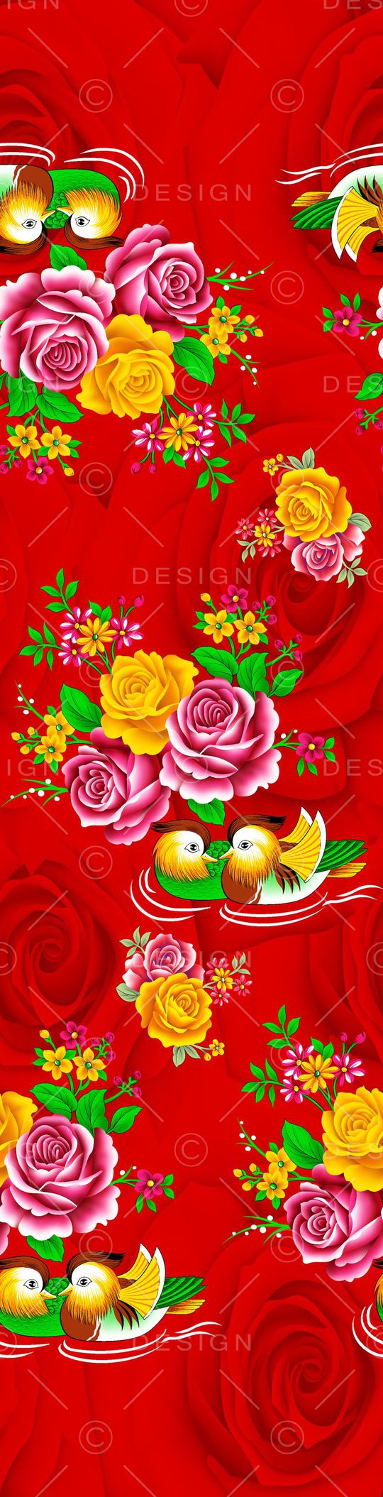 玫瑰印花华亿平台图片