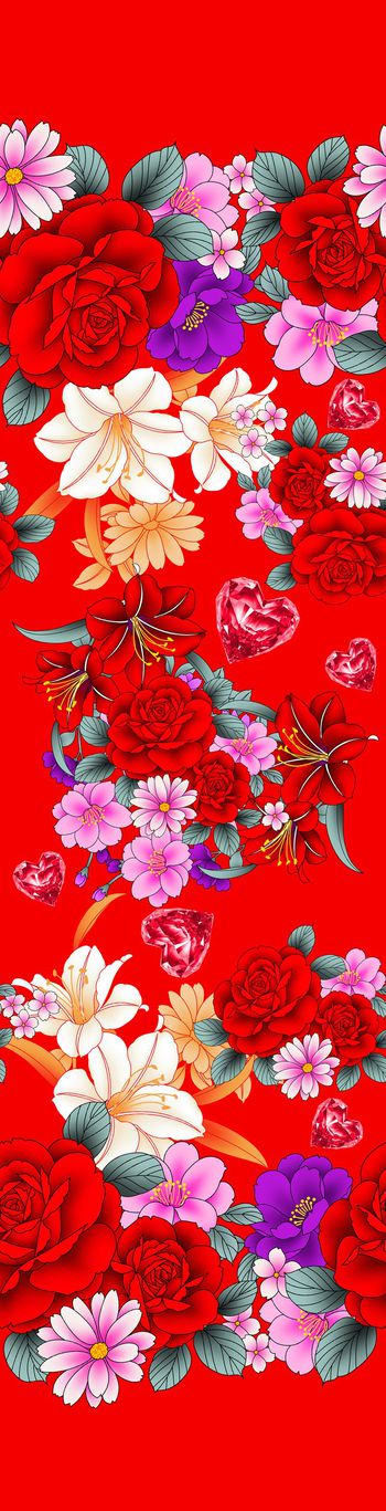 花朵印花华亿平台图片