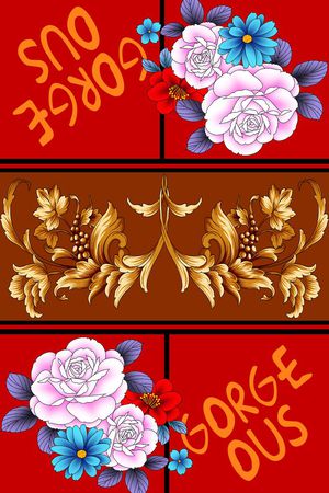 花朵印花华亿平台图片