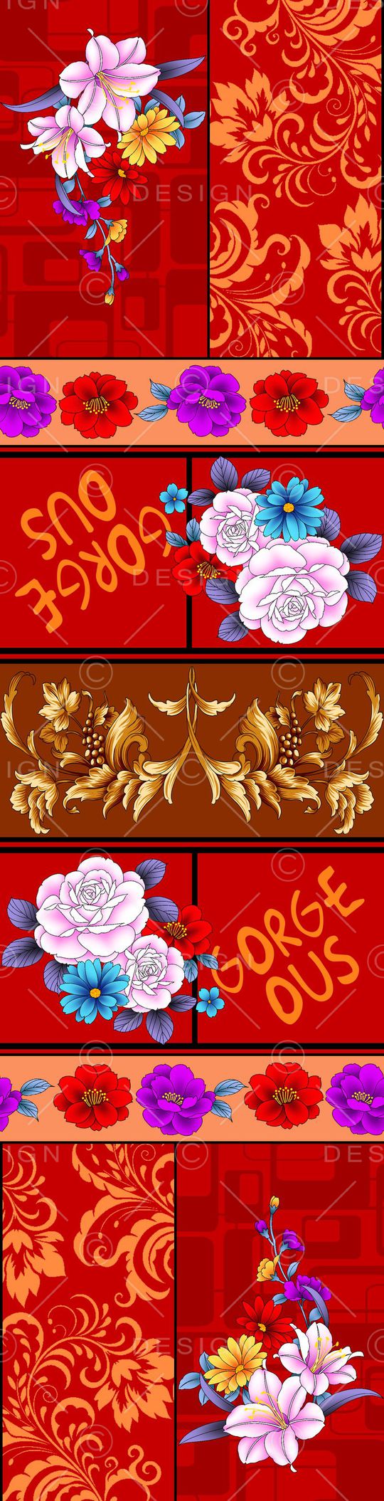 花朵印花华亿平台图片