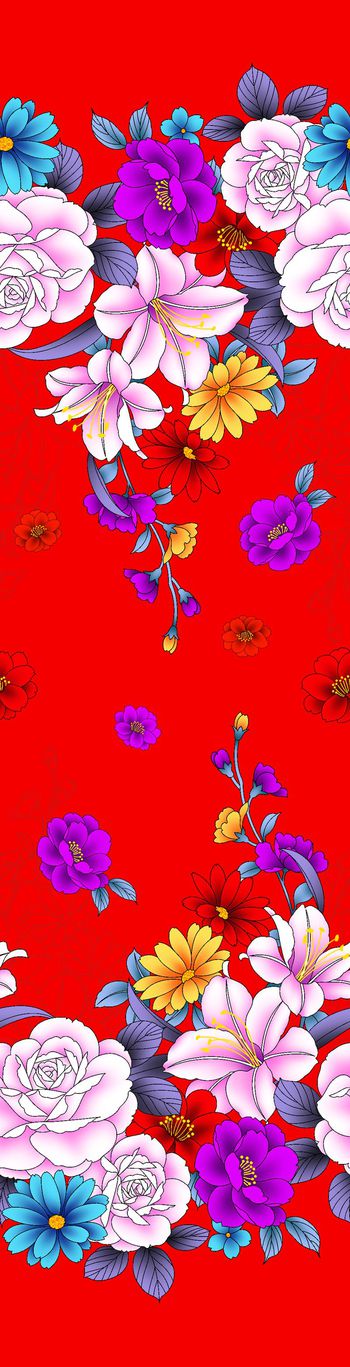 花朵印花华亿平台图片