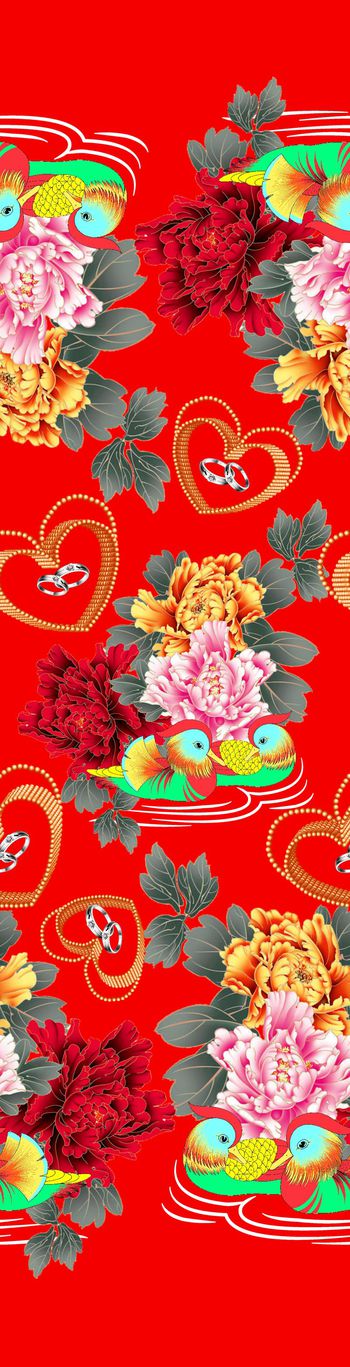 花朵印花华亿平台图片